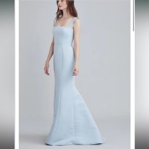 Amsale Ida Dress Champagne